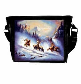 Indian Warrior Shoulder Bag, Indian Gifts, Fantasy Themed Native American Indian Gifts