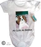 Personalised Baby Grow with Photo Message