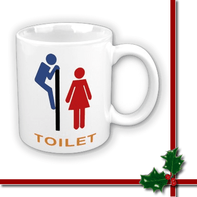 Personalised Funny Mug / Toilet