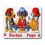 Rockin Pups Mouse Mat Personalised