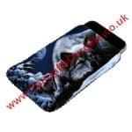 Sleeping Wolf Personalised Phone Pouch
