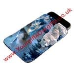 White Wolves Spirit MP3, IPOD Phone Pouch