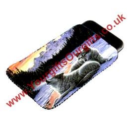 Wolves Phone Pouch Sunset