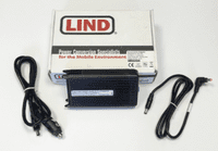 Lind CF-LND8024FD Panasonic Toughbook 12-32 Vdc Car Charger / Adaptor / PSU - New