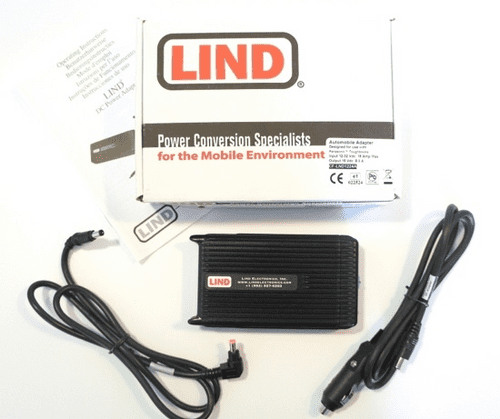 Lind CF-LND80S-FD DC Panasonic Toughbook 12-16 Vdc Car Charger / Adaptor / PSU - New