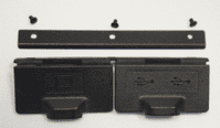 Panasonic Toughbook CF-52 VGA & x2 USB Port Cover / Door P/N: DFGX0497 - Used