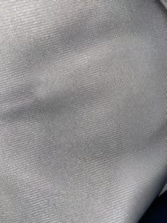 1014 white polyester shiny unbrushed tricot