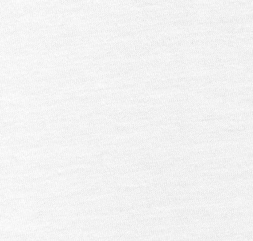 5160 -  95% spun polyester 5% elastane  single jersey, WHITE