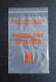 "Pathology Specimen" 1 Colur print Ziplock Bag 6 x 9 +8" pocket - 1,000 per box (81896)